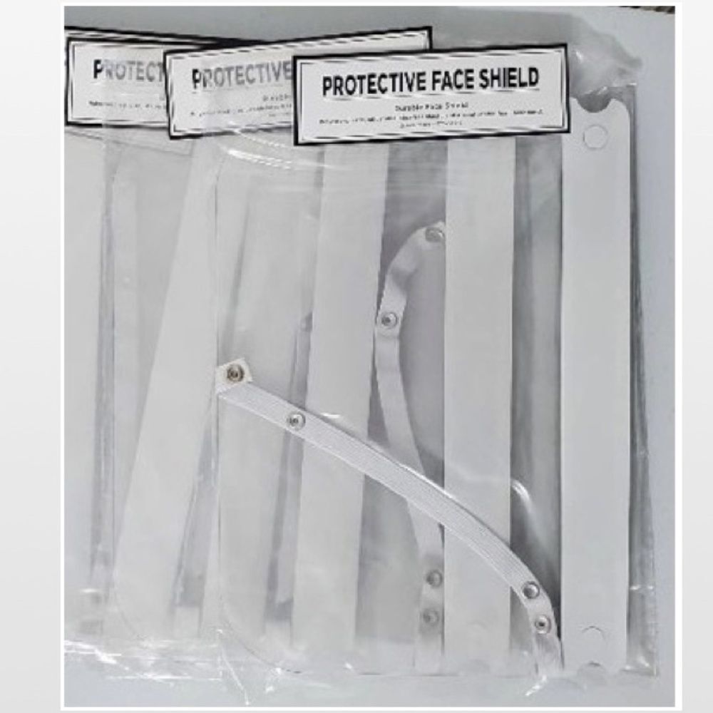 New Clear Plastic Face Shields Acce